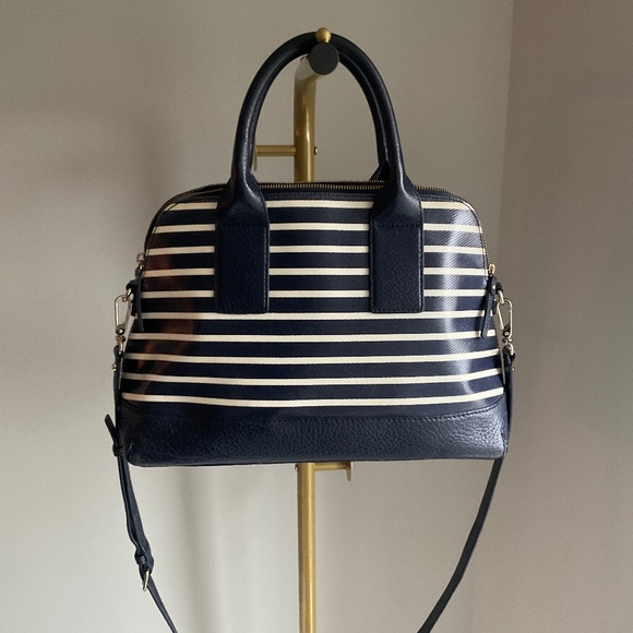 Kate Spade Navy Nautical Striped Leather Bag - Picture 3 of 14